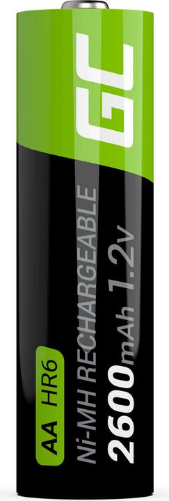 Productafbeelding GreenCell Oplaadbare batterij - 1,2 V (4 Pcs., AA, 2600 mAh)