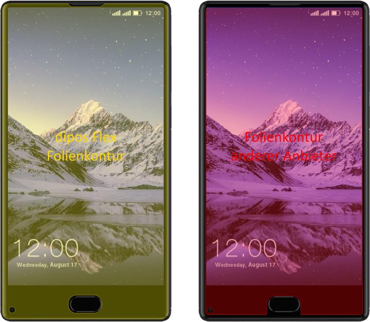 Produktbild Dipos Displayschutzfolie Full-Cover 3D (2 Stück, Leagoo Kiicaa Mix)