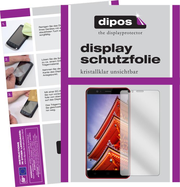 Actual product image Dipos Screen Protector Crystalclear (5 Piece, Elephone P8 3D)