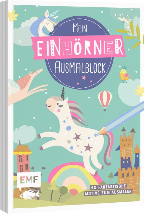 Image du produit Mon bloc de coloriage licorne