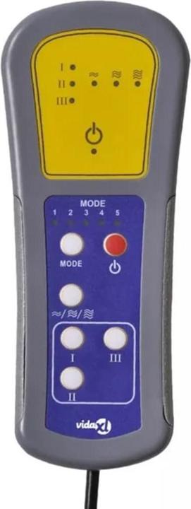Immagine prodotto VidaXL Sedia da massaggio in similpelle grigia,Colore: Grigio, Materiale
