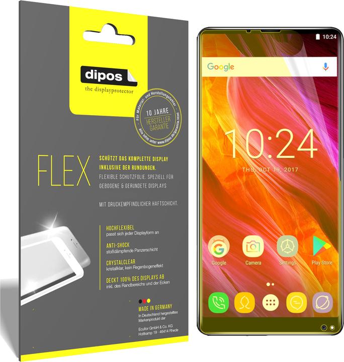 Actual product image Dipos Screen Protector Full-Cover 3D (2 Piece, Oukitel Mix 2)