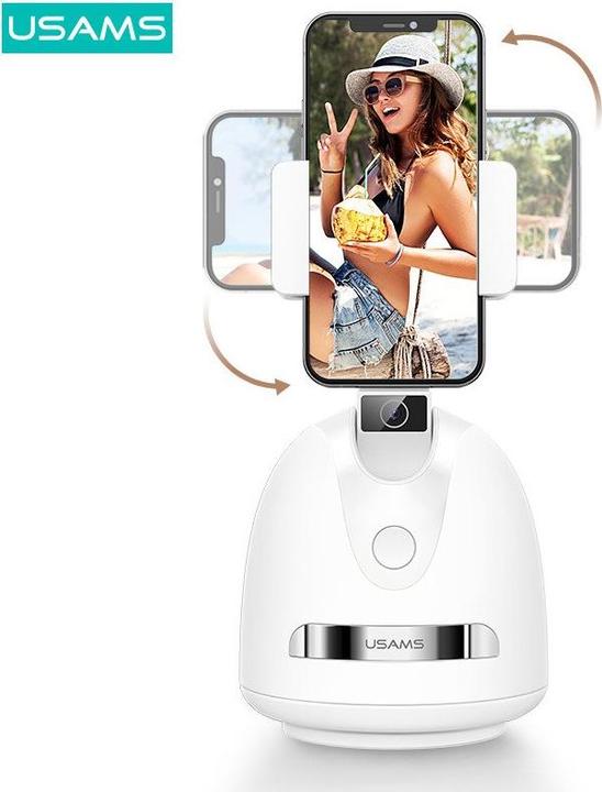 Image du produit Usams Support de suivi de visage intelligent - Blanc