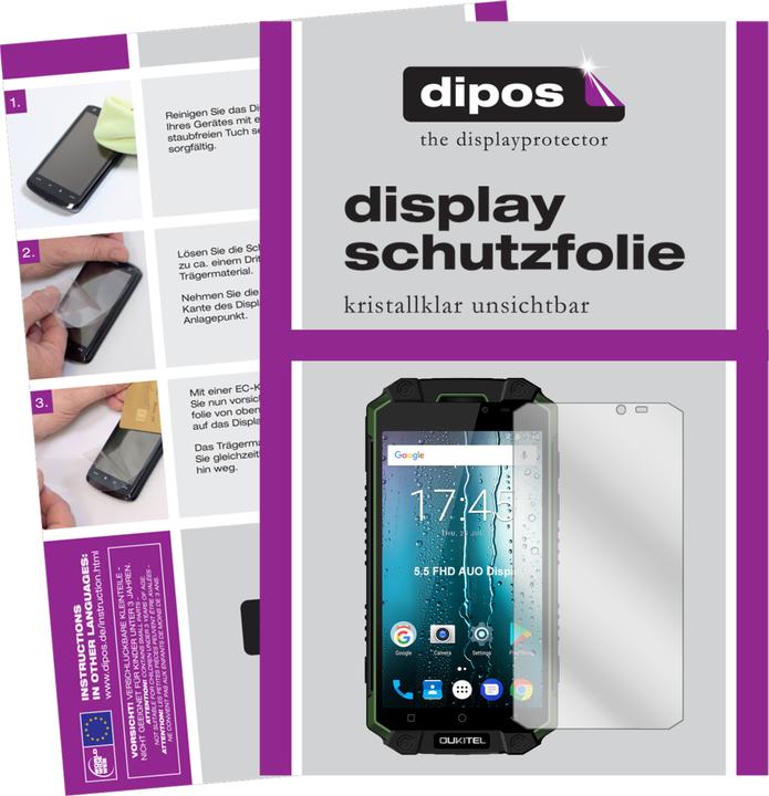 Image du produit Dipos Film de Protection d’écran Crystalclear (2 pièce(s), Oukitel K10000 Max)