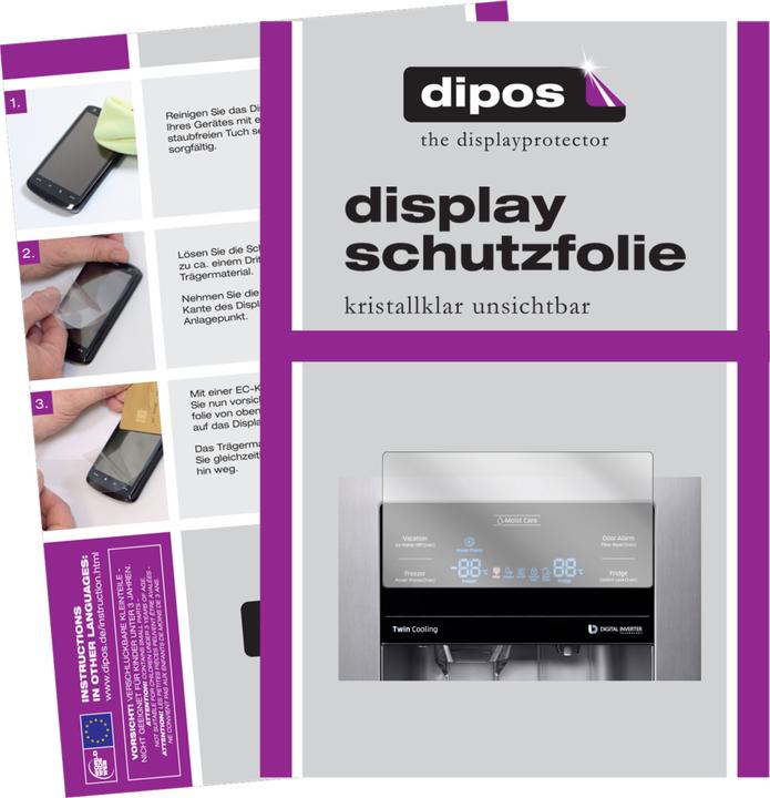 Image du produit Dipos Film de Protection d’écran Crystalclear (2 pièce(s), RS53K4400SA/EG)