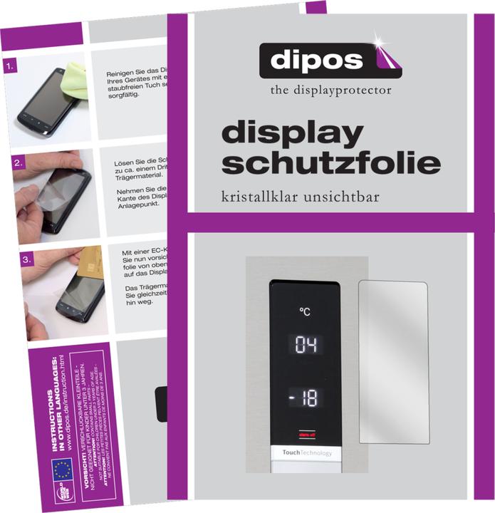 Produktbild Dipos Displayschutzfolie Crystalclear (2 Stück, KGN39XI45 Serie 6)