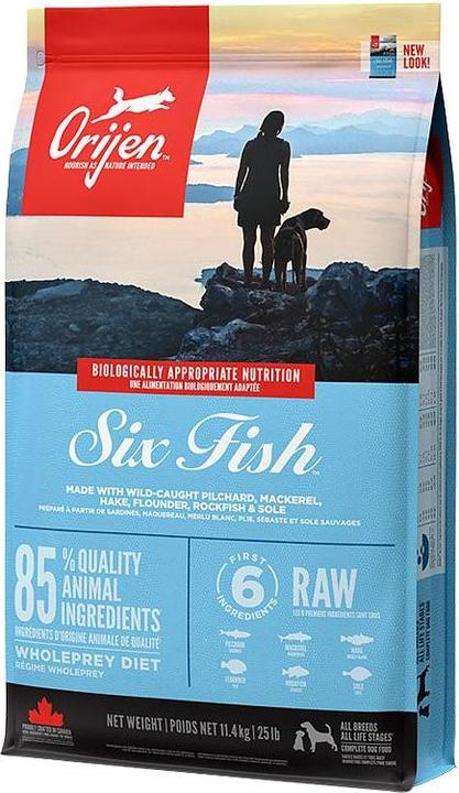 Produktbild Orijen Six Fish (Adult, 1 Stk., 11400 g)