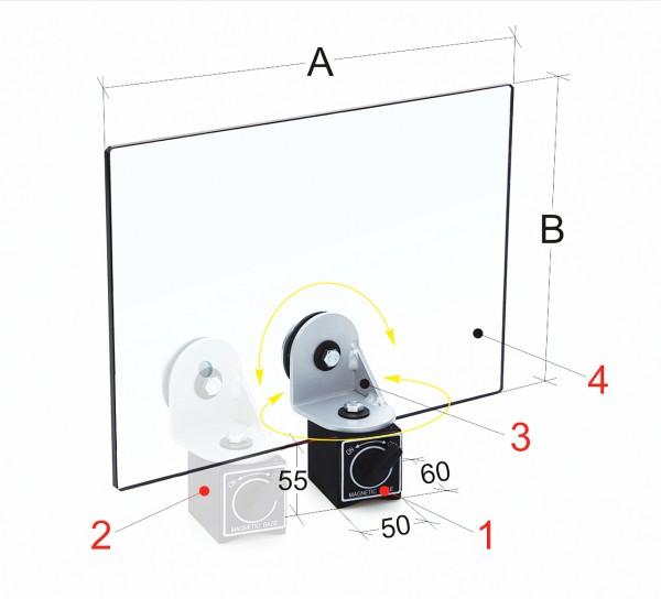 Produktbild Bernardo Cantina Bernardo - Schutzschild mit Befestigungsmagnet PBM 20/325