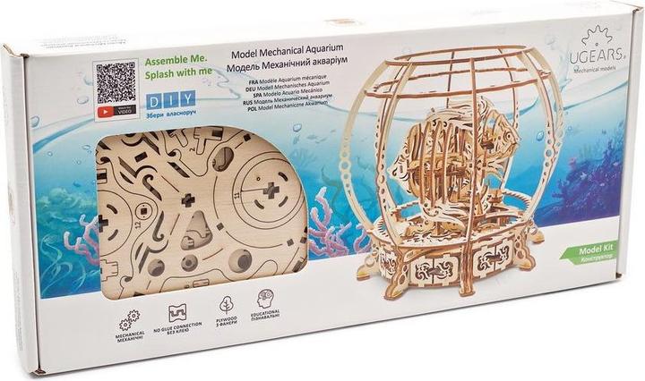 Image du produit Ugears 70155 - Kit modèle d'aquarium en bois