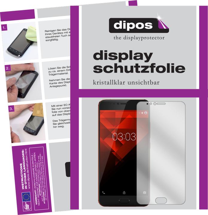 Produktbild Dipos Displayschutzfolie Crystalclear (2 Stück, Noa Element H10LE)