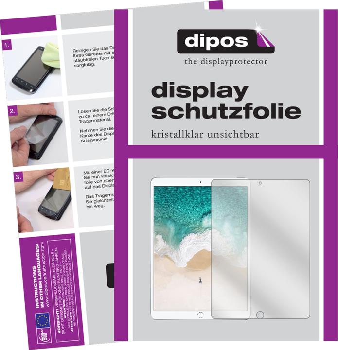 Actual product image Dipos Screen Protector Crystalclear (2 Piece, Apple iPad Pro 10.5 inch)