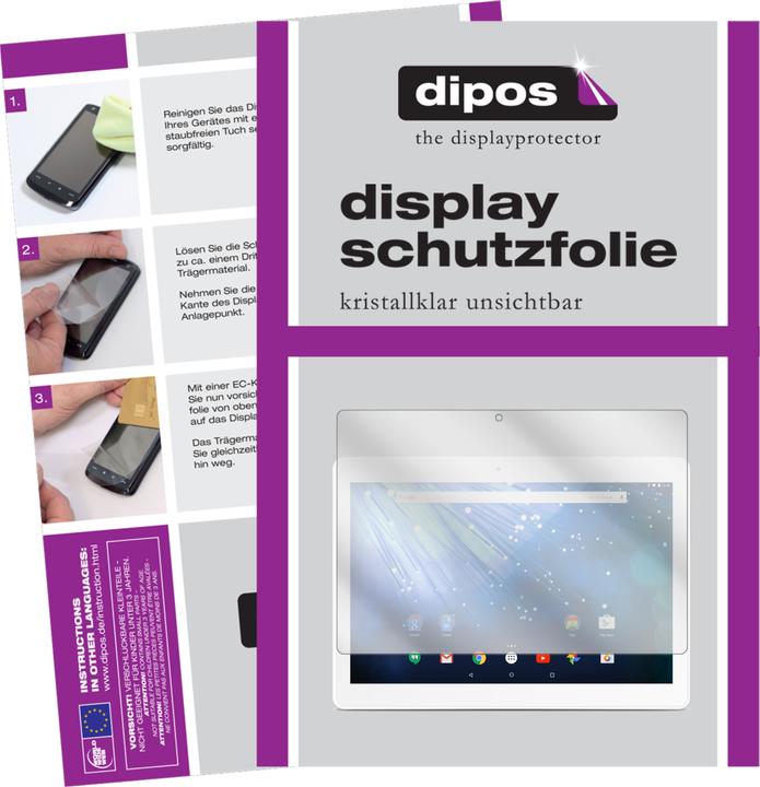 Image du produit Dipos Film de Protection d’écran Crystalclear (2 pièce(s), Surftab Breeze 10.1 quad)