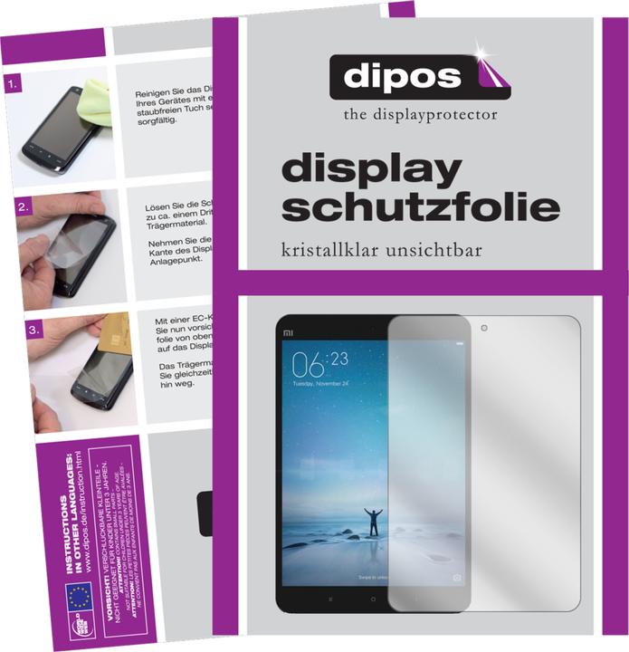 Actual product image Dipos Screen Protector Crystalclear (2 Piece, Xiaomi Mi Pad 3)
