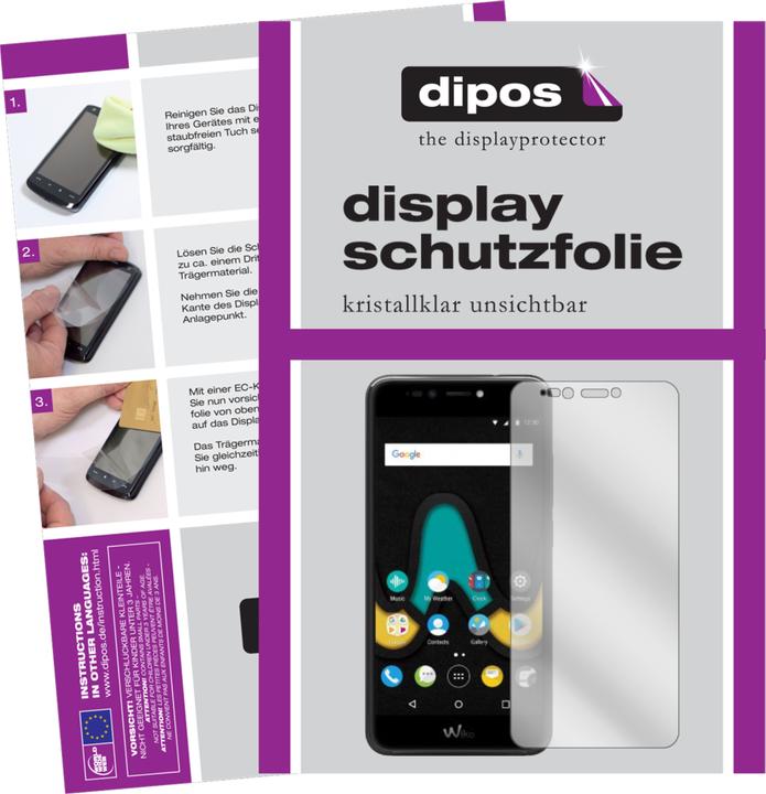 Actual product image Dipos Screen Protector Crystalclear (2 Piece, Wiko Upulse Lite)