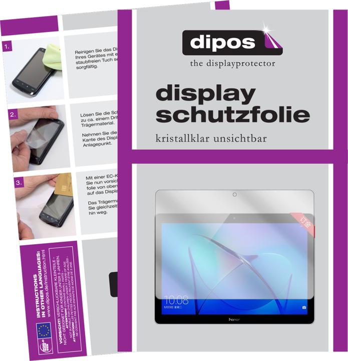 Image du produit Dipos Film de Protection d’écran Crystalclear (2 pièce(s), Tableau d'honneur 2 9,6)