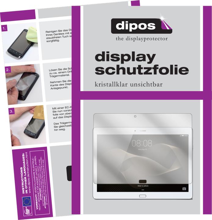 Actual product image Dipos Screen Protector Crystalclear (2 Piece, Huawei MediaPad M2 10.0)