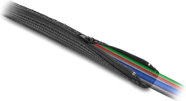 Image du produit Delock Gaine tressée avec fermeture à glissière (Enrouleur de câble)