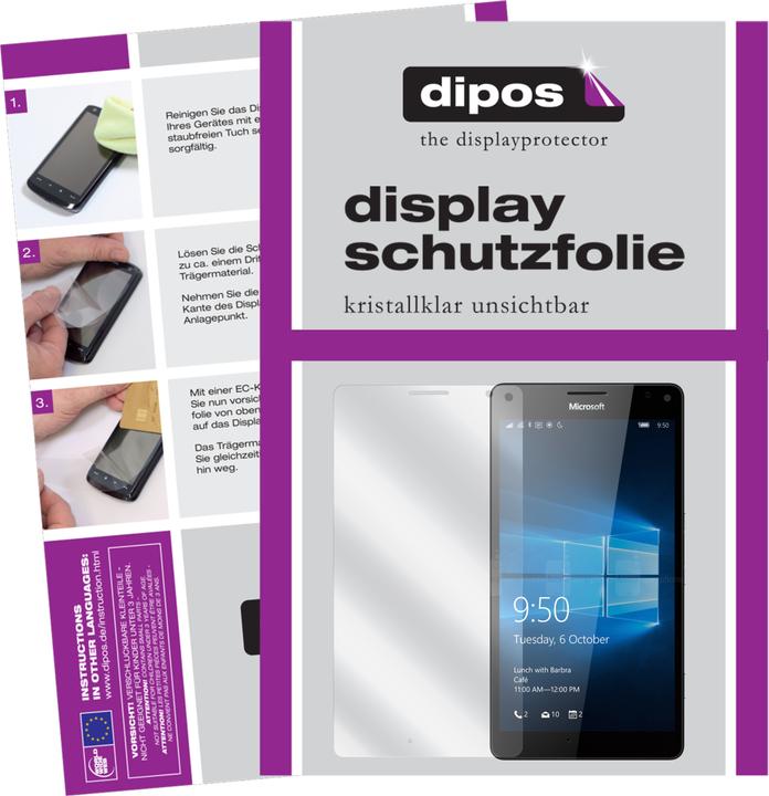 Actual product image Dipos Screen Protector Crystalclear (6 Piece, Microsoft Lumia 950 XL)