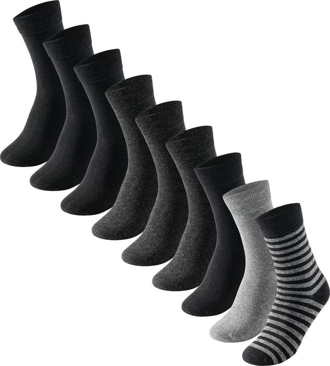 Schiesser 9 Pack Herrensocken (9er Pack, 43 - 46)