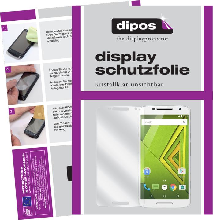 Produktbild Dipos Displayschutzfolie Crystalclear (2 Stück, Motorola Moto X Play)