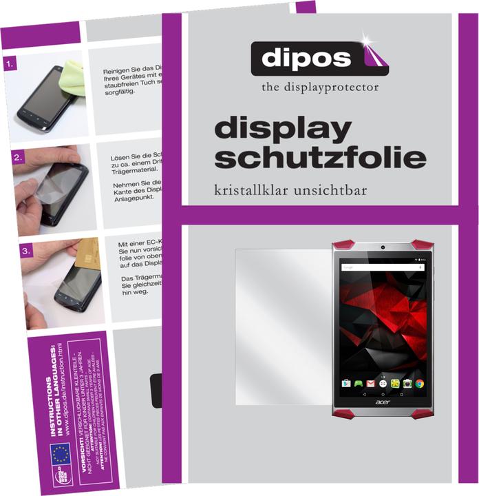 Actual product image Dipos Screen Protector Crystalclear (2 Piece, Predator 8)