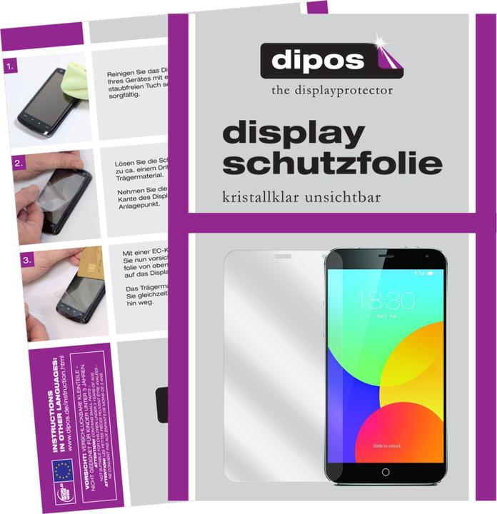 Actual product image Dipos Screen Protector Crystalclear (6 Piece, Meizu MX4)