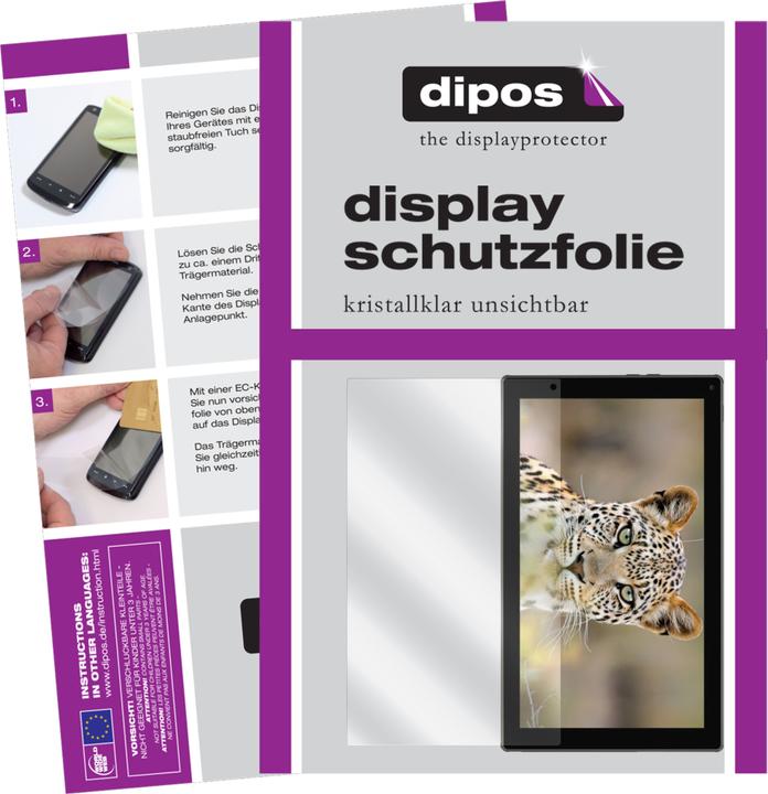 Actual product image Dipos Screen Protector Crystalclear (2 Piece, Blaupunkt Endeavour 101G)