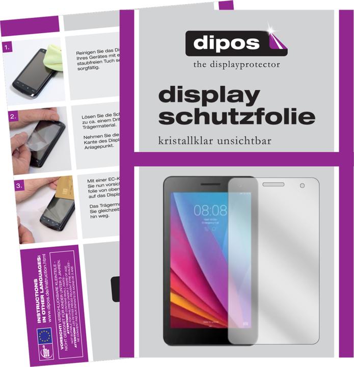 Actual product image Dipos Screen Protector Crystalclear (2 Piece, Huawei MediaPad T1 7.0)