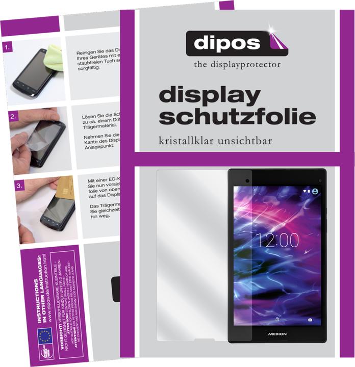 Actual product image Dipos Screen Protector Crystalclear (2 Piece, LifeTab P8312)
