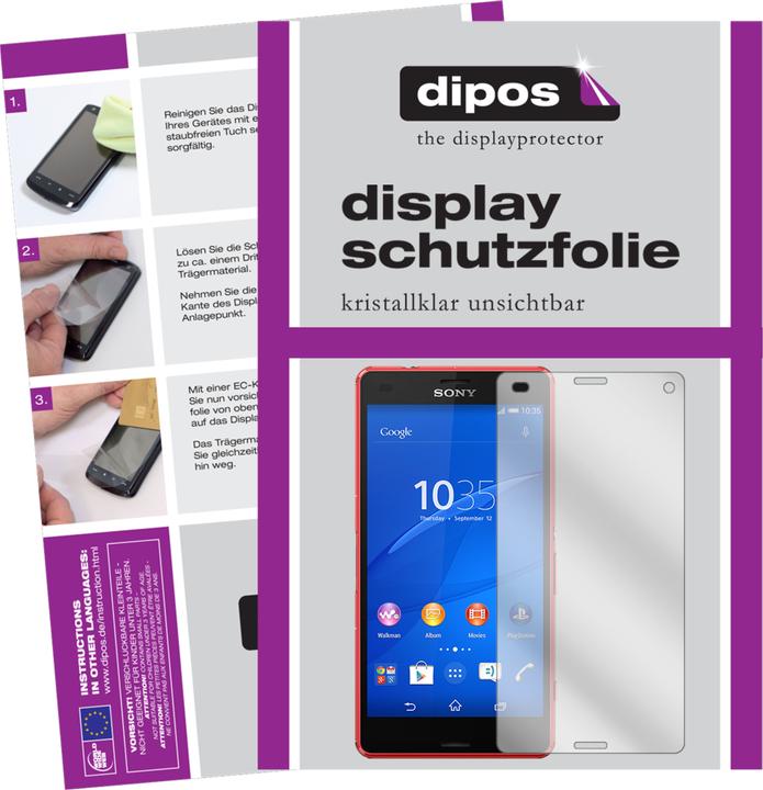Image du produit Dipos Film de Protection d’écran Crystalclear (6 pièce(s), Sony Xperia Z3 Compact)