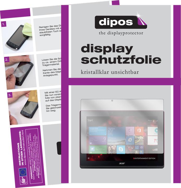 Image du produit Dipos Film de Protection d’écran Crystalclear (2 pièce(s), Aspire Switch 10 E Pro7)