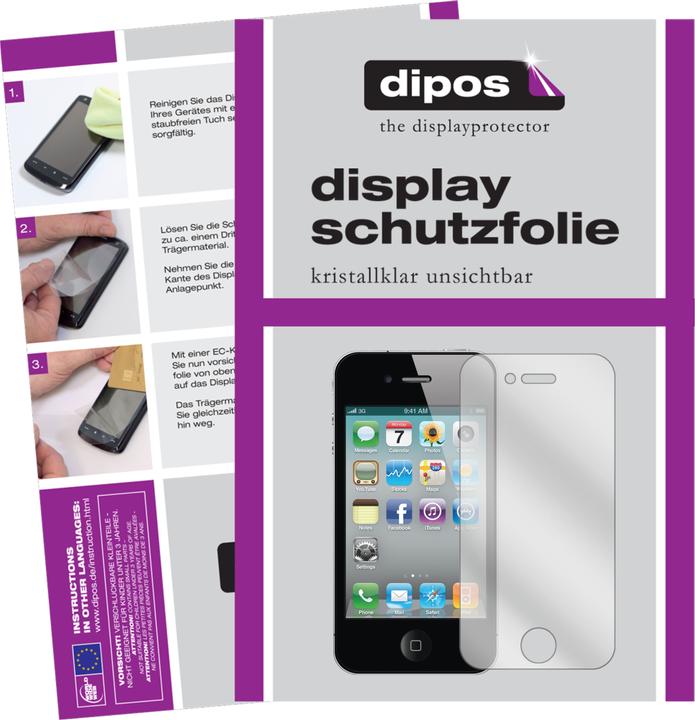 Immagine prodotto Dipos Pellicola Protettiva (1 Pezzo/i, Apple iPhone 4, Apple iPhone 4s)