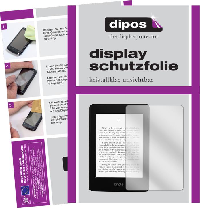 Actual product image Dipos Screen Protector Crystalclear (2 Piece, Kindle Paperwhite)