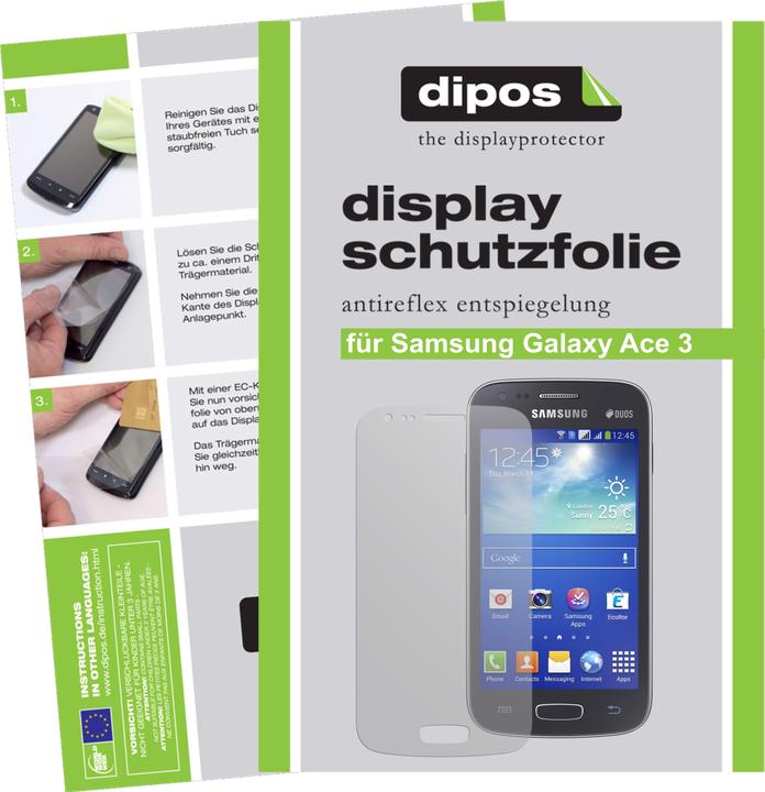 Image du produit Dipos Film de Protection d’écran Anti-reflet (2 pièce(s), Samsung Galaxy Ace 3)