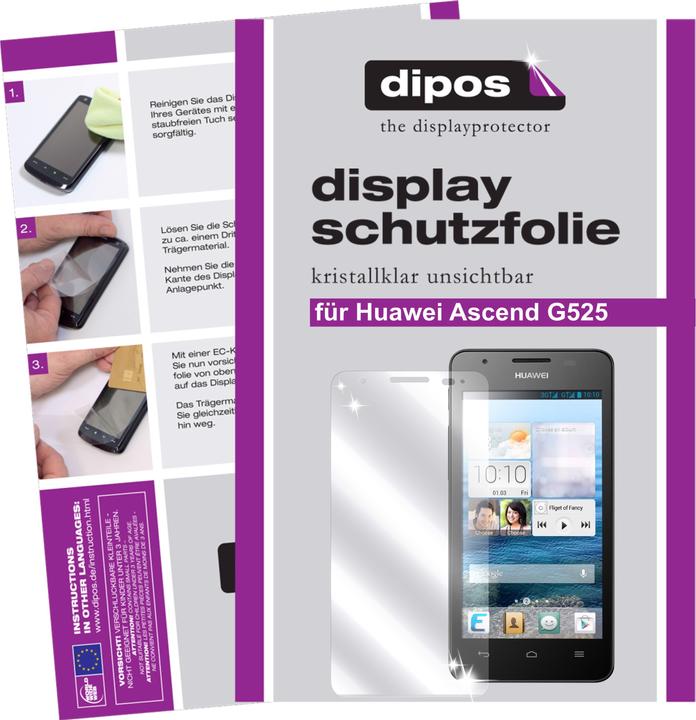 Produktbild Dipos Displayschutzfolie Crystalclear (2 Stück, Huawei Ascend G525)