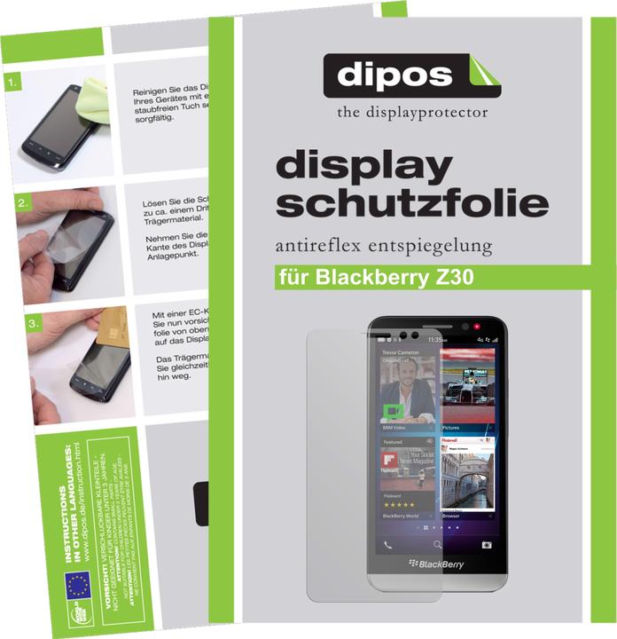 Actual product image Dipos Screen Protector Anti-Glare (2 Piece, Blackberry Z30)