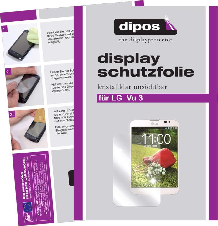 Image du produit Dipos Film de Protection d’écran Crystalclear (2 pièce(s), LG Vu 3)