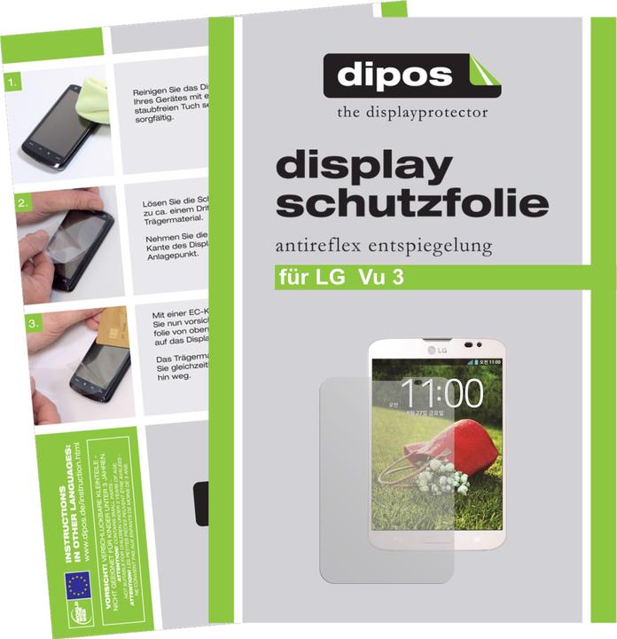 Actual product image Dipos Screen Protector Anti-Glare (2 Piece, LG Vu 3)