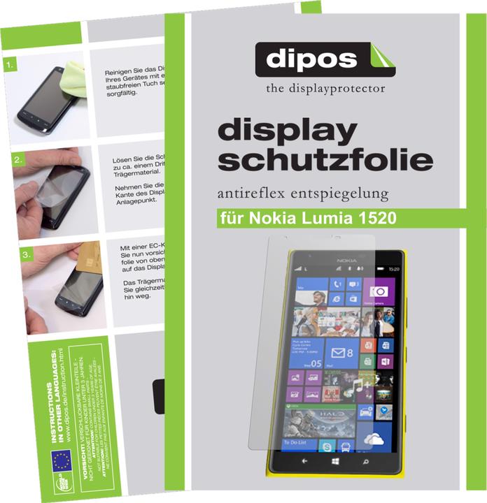 Actual product image Dipos Screen Protector Anti-Glare (2 Piece, Nokia Lumia 1520)