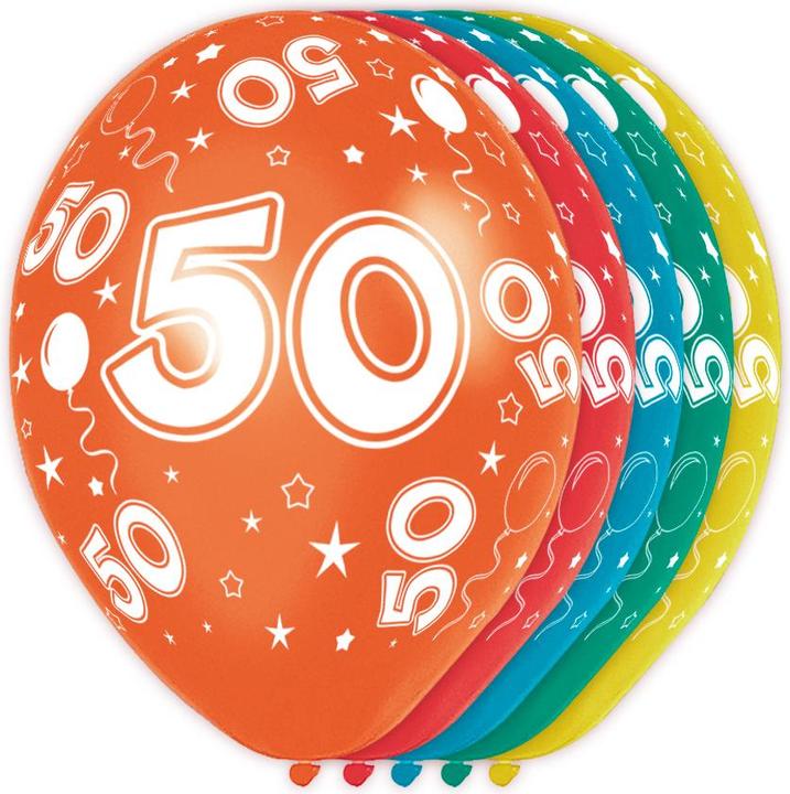 Immagine prodotto Folat 50° compleanno palloncini (5 x)