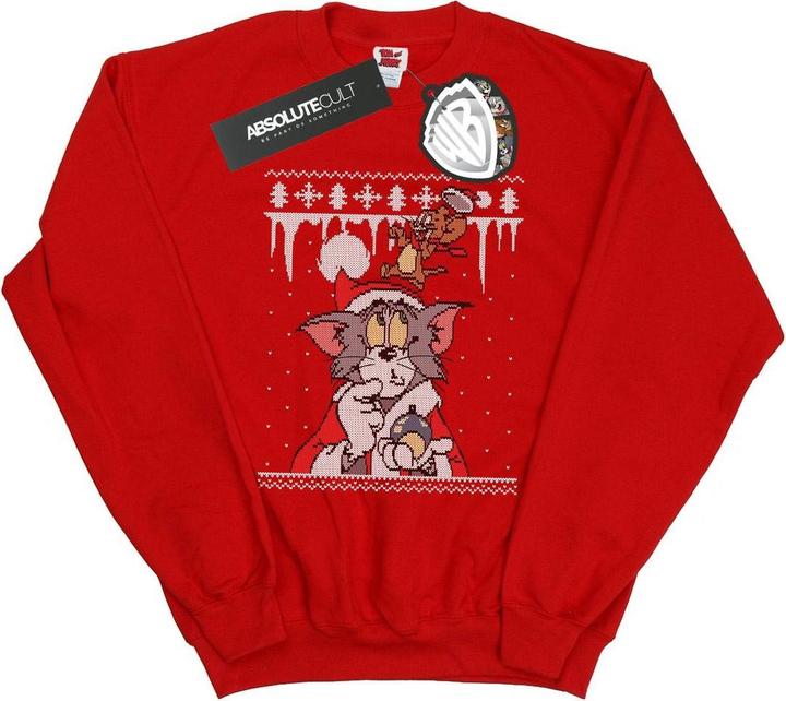 Immagine prodotto Tom & Jerry Christmas Fair Isle Felpa Uomo (S)