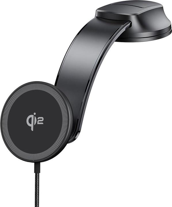 Duzzona V4 Qi2 15W MagSafe Wireless Autoladegerät - Schwarz (15 W)