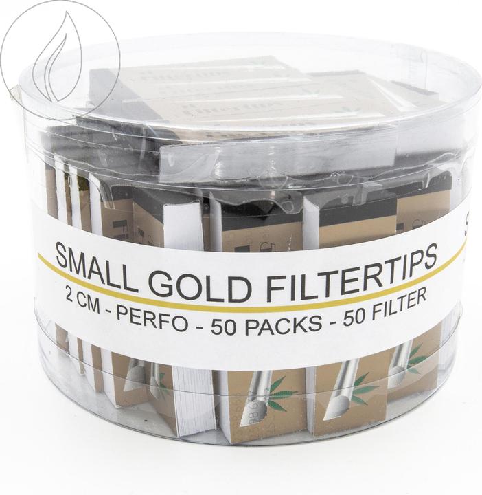 Produktbild Göffs Small Gold Filtertips Box