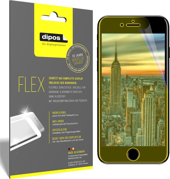 Produktbild Dipos Displayschutzfolie Full-Cover 3D (3 Stück, Apple iPhone SE (2nd Gen))