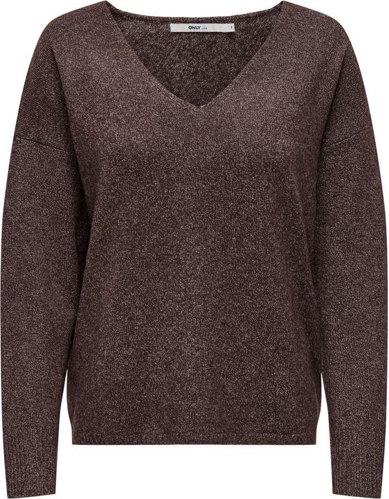 Only V-Ausschnitt Strickpullover