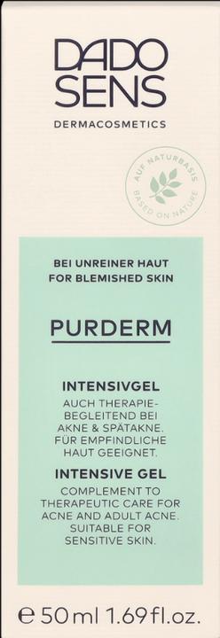 Image du produit Dado Sens PURDERM Gel Intensif - Peau impure (50 ml, Gel visage)