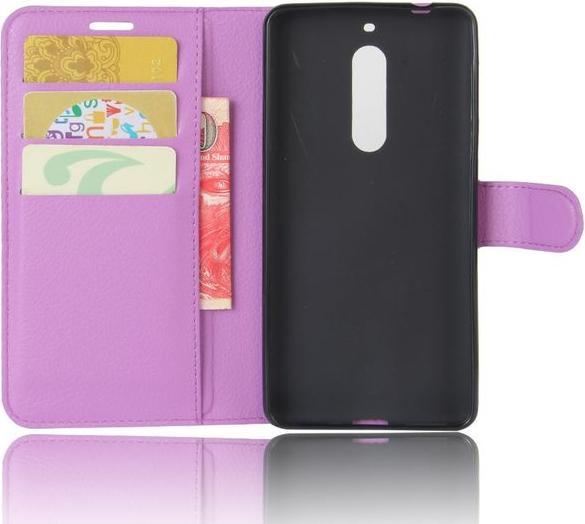 Actual product image MU Classic Litchi leather cover (Nokia 5)