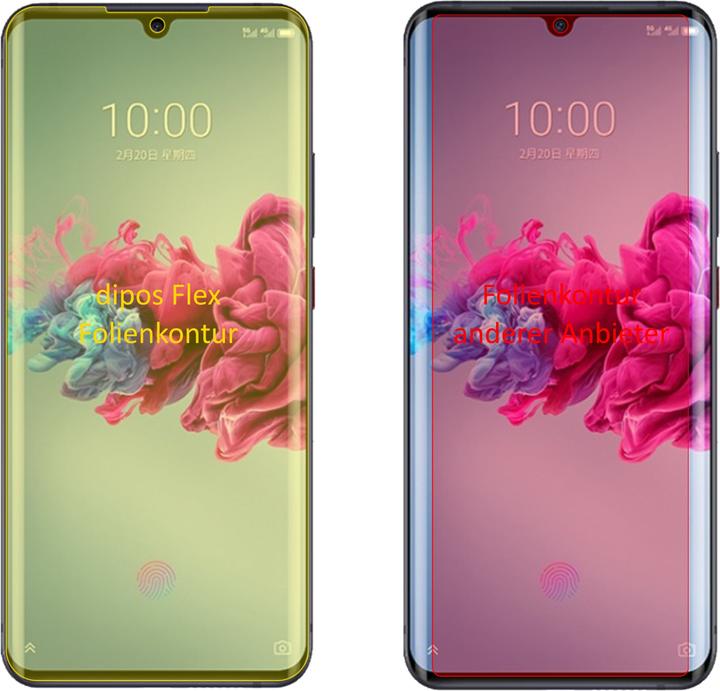 Produktbild Dipos Displayschutzfolie Full-Cover 3D (2 Stück, ZTE Axon 11 5G)