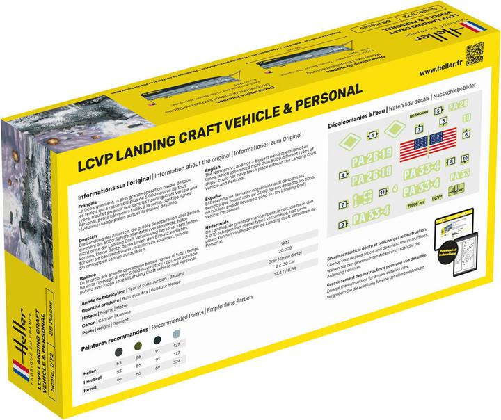 Immagine prodotto Heller STARTER KIT LCVP Mezzo da sbarco + Figure