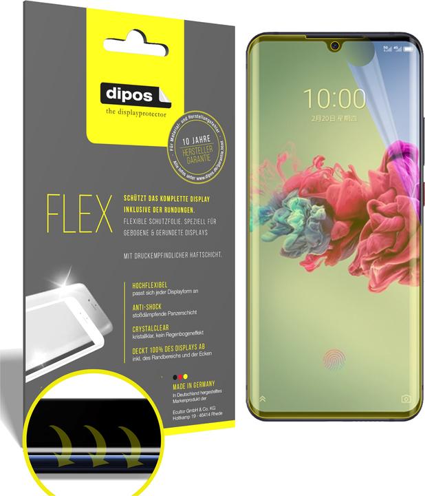 Produktbild Dipos Displayschutzfolie Full-Cover 3D (2 Stück, ZTE Axon 11 5G)